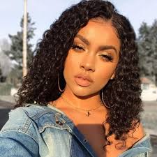 Bejoy virgin indian human hair longer smoothly straight with neat bangs hair lace front wigs. Unice Hair Natural Looking Curly Bob African American Wig Curly Bob Human Hair Wig Unice Com