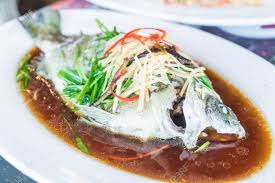 Jade perch fish is on facebook. Steamed Jade Perch With Soy Sauce On Plate Stock Photo Picture And Royalty Free Image Image 77375710
