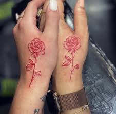 Red Rose Tattoo Red Ink Tattoos Red Tattoos Pink Rose Tattoos