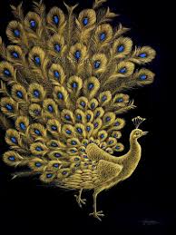 Home peacock wall painting images. Abstract Painting On Canvas Original Peacock Decor Gold Art Animal Acrylic Scrape Painting Wall Picture Home Decor Canvas Painting Peacock Wall Art Peacock Canvas