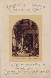 Chromo Cacao Van Houten Reproductions Of Paintings Interiur Hollandais D Apres Gerard Dou Poster Design Van Houten