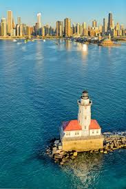 Chicago 06 28am Chicago Harbor Lighthouse And Lake Michigan Igor Menaker Lighthouses Usa Lake Michigan Lighthouses Lighthouse