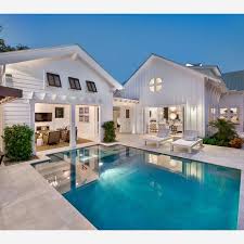 If you'd like your pool to reflect your individual aesthetic, you're in luck. Mod Max Glam Modmaxglam Websta Pool Houses Modern Farmhouse Exterior Pool House