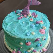 Pin By Mandy Adams On Mermaid Birthday Party Mermaid Cakes Mermaid Cake Topper Ocean Birthday Cakes