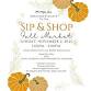 Sip & Shop Fall Market event image