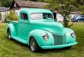 Image result for Light Green 1940 Truck