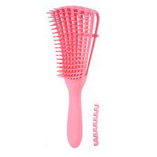 Be gentle while brushing, ladies! Amazon Com Flexi Detangling Brush 4c Hair Detangler Brush For Curly Hair Wet Thick Kinky Hair Pink Beauty