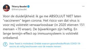 Thierry baudet heeft een radicale bekering ondergaan. Twitter Waarschuwt Voor Tweet Baudet Waarom Deze Tweet Nos