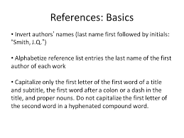 Alphabetize words, text, lists, and similar information. How To Create And Apa Style Reference Page Ppt Video Online Download