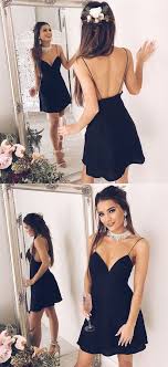 Short Prom Dresses Black Prom Dresses Prom Dresses Short Backless Prom Dre Black Homecoming Dress Backless Homecoming Dresses Homecoming Dresses Short Black