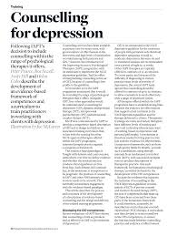 Pdf Counselling For Depression Ttfeb12 1