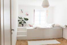 Das podestbett erleichtert das aufräumen: 47 Podestbett Ideen Podestbett Bett Zimmer