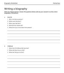 Personal Biography Biography Sample For Students Pdf Writing A Biography Writing A Biography Biography Template Example Of Biography
