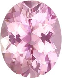 Baby Pink Gem Oval Cut Tourmaline Loose Gem In Pure Baby