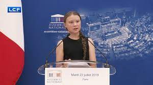 Greta thunberg is a leading swedish environmental activist and therefore, famous for challenging world leaders to take urgent steps for climate change mitigation. Young Ecologist Greta Thunberg Addresses French Parliament