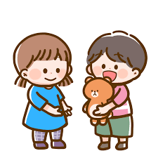 生活・こども・挨拶】「かして」と言う子どものかわいいフリーイラスト | フタバのフリーイラスト