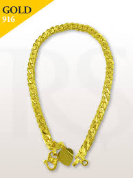 Today gold rate in malaysia is 241.6 ringgit (myr) per gram. Bracelet Curb Diamond Pattern 916 Gold 7 35 Gram Buy Silver Malaysia