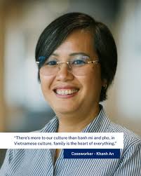 Staff Spotlight ⭐ Khanh An supports families in her community by listening  deeply, respecting cultural values, and helping children stay connected to  where they come from. “In our culture, family isn't just
