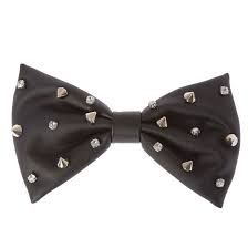 5 out of 5 stars. Studded Bow Hair Clip Black Claire S