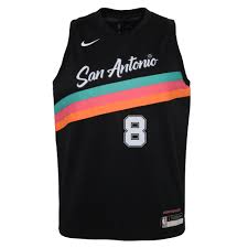 Jakob poeltl c, san antonio spurs. Nike San Antonio Spurs Patty Mills 2020 21 Kids City Edition Swingman Jersey Rebel Sport