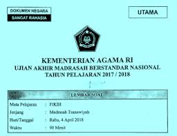 Latihan Soal Dan Kunci Jawaban Uambn Mts 2018 2019 Kumpulan Soal Uas