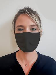 Masque réutilisable livré sous sachet individuel stérile. Masque Adulte Noir Categorie 1 En Tissu Lavable Et Reutilisable Bastie