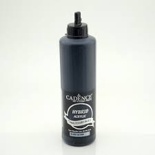 Cadence tüm yüzeyler için bir akrilik boyadır. Cadence Siyah Hybrid Hibrit Multisurface Boya 500 Ml Fiyati