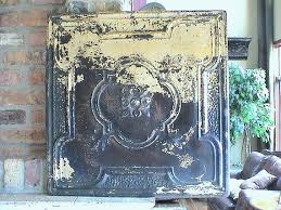 Antique Tin Ceiling As Wall Art Antique Ceiling Tile Vintage Tin Ceiling Tile Antique Ceiling Tin