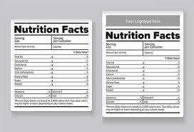 Select your desired format, input the nutrition facts for your product, and print on our blank tabbed nutrition label for bottles & round containers. 25 Food Label Templates Free Psd Eps Ai Illustrator Format Download Free Premium Templates
