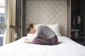 5 Best Yoga Poses To Help You Sleep Better And Relax At Bedtime Cool Yoga Poses Yoga Poses For Sleep Better Sleep