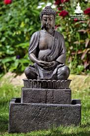 Happy buddha brunnen asiatischer zimmerbrunnen buddhabrunnen, lachender buddha. Buddha Brunnen Fur Garten Terrasse 65cm My Buddha Ch By Akasha Gmbh