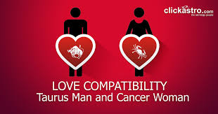 This is an instinctive assumption based on the fact that both signs don't care for mars very much, meaning they don't care for instinctive sex. Taurus Man And Cancer Woman Love Compatibility From Clickastro Com