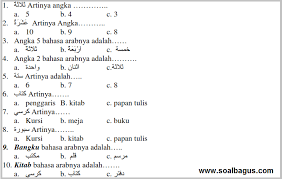 Soal bahasa arab kelas 2. Soal Pts Mi Kelas 1 B Arab Semester 1 Th 2019 Soalbagus Com