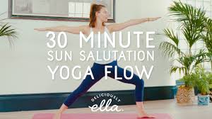 Check spelling or type a new query. 30 Minute Sun Salutation Flow Deliciously Ella Yoga Youtube