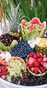 Fruit Bar Garden Party Recipes Food Display Food Displays