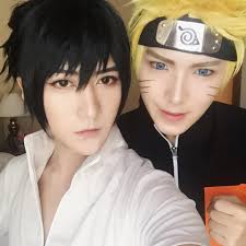 Baozi & Hana Facebook Update 17 April 2016) Naruto!!!! Sasuke!!!!! Rasanya  sangat lucu saat kami mencoba mengcosplaykan Naruto (seme) x Sasuke  (uke)... Baozi bahkan terus berkata bahwa ia tidak sanggup melihat dirinya