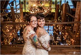 Let the wedding barn bring some modern aesthetic qualities to your wedding album. Colorado Lgbtq Wedding Photography In Evergreen