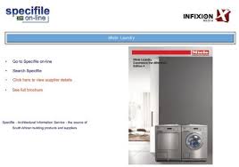 If there is water leakage inside the machine, the inlet valve inside the machine closes and water in the suds container is pumped away. Miele Service Certificate Specifile On Line