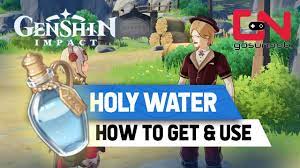 Genshin Impact Holy Water How to Get & Use - Hopkins the Marvelous - YouTube