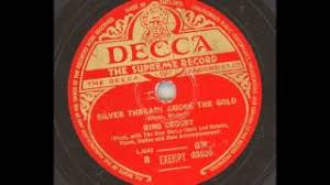A passing artist asks permission to paint her portrait. Bing Crosby Silver Threads Among The Gold Youtube