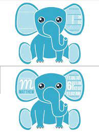 Download Birth Stats Elephant Svg Baby Boy Cricut Elephant Cricut Projects Vinyl Cricut Baby