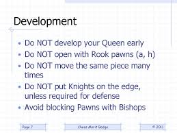This rook attack can occur preemptively by moving the rook before the opponent's pawn push and, th. Chess Opening Principles Ppt Download