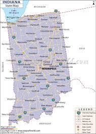 Indiana State Map Map Time Zone Map Indiana