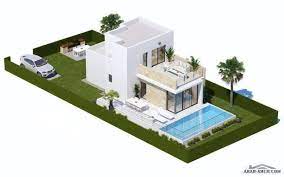 مخطط شاليه 94 متر مربع modern house exterior small house house styles