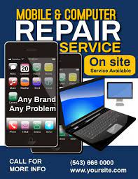 Poster Computer Repair Services Mobile Computer Repair Phone Repair