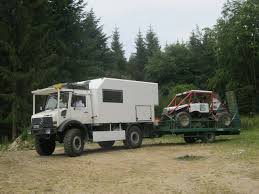 Mercedes Benz Unimog 4x4 Camper Trailer Reisemobil Expeditionsmobil