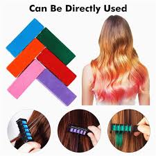 A question people ask often about hair chalk is how long does it last? Hairs Dyeing Temporary Hair Chalk Color Comb Dye Kits Disposable Cosplay Party Diy Buy At A Low Prices On Joom E Commerce Platform
