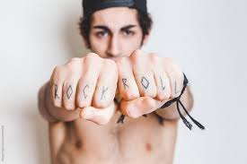See more ideas about tattoos, tattoos for women, small tattoos. Rock And Roll Tattoo On Teenage Hands By Giorgio Magini