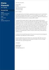 Esl Teacher Cover Letter—Samples [+ No Experience]