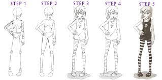 Anime body drawing easy tutorial pdf proportions references. Pin On Projects To Try